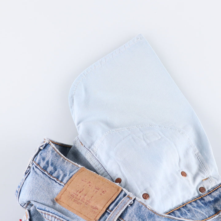 90'S Levi's 550-4891 Relaxed Fit Tapered Denim Pants, Made in USA, Men's, Size 33 (Vintage) cotton blue type Vintage Second Hand