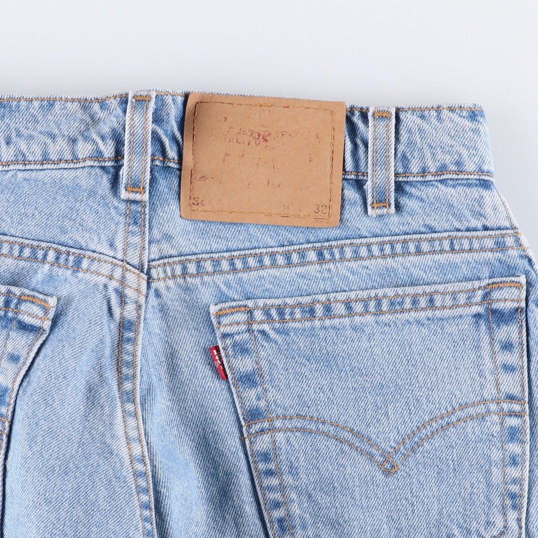 90'S Levi's 560-4834 Loose Fit Tapered Leg Denim Pants, Made in USA, Men's, Size W29, Vintage cotton blue type Vintage Second Hand