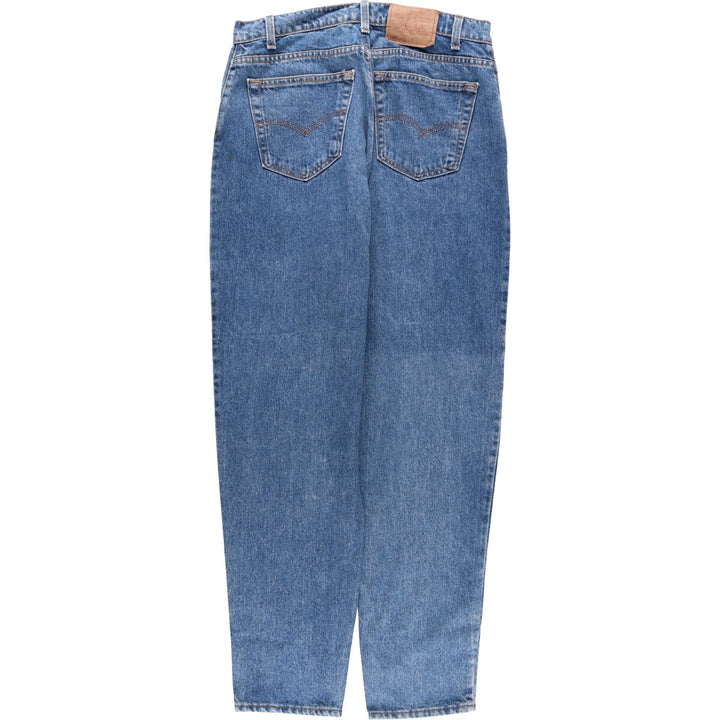 90'S Levi's 560-4891 Loose Fit Tapered Leg Denim Pants, Made in USA, Men's Size 34, Vintage cotton blue type Vintage Second Hand