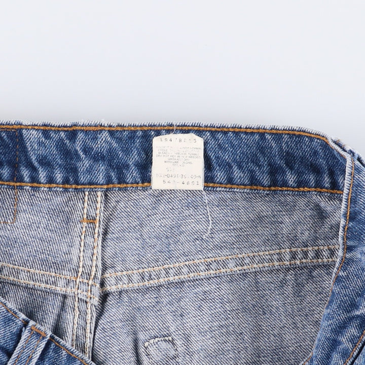 90'S Levi's 560-4891 Loose Fit Tapered Leg Denim Pants, Made in USA, Men's Size 34, Vintage cotton blue type Vintage Second Hand