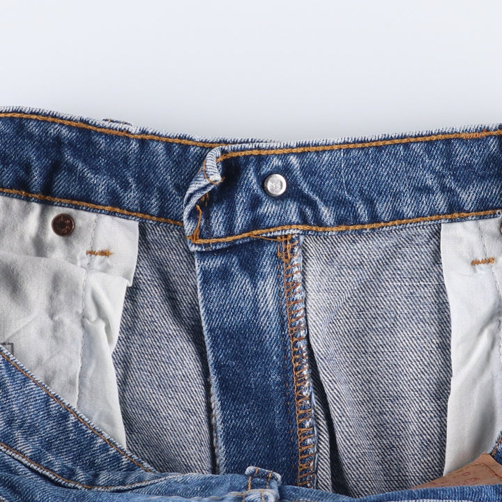 90'S Levi's 560-4891 Loose Fit Tapered Leg Denim Pants, Made in USA, Men's Size 34, Vintage cotton blue type Vintage Second Hand