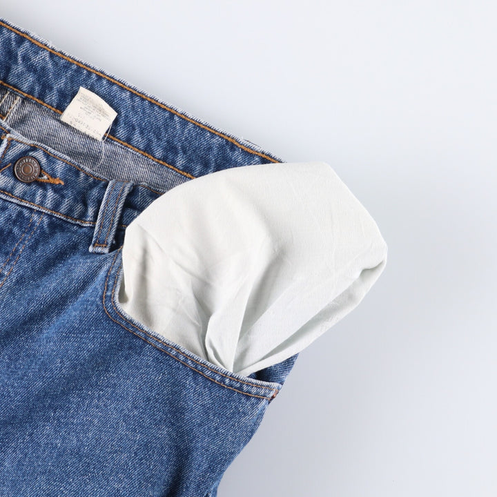 90'S Levi's 560-4891 Loose Fit Tapered Leg Denim Pants, Made in USA, Men's Size 34, Vintage cotton blue type Vintage Second Hand