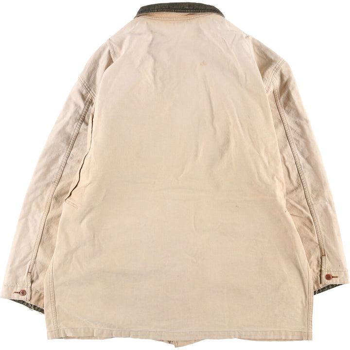 Vintage LLBean Duck Hunting Jacket from the 1980s-1990s, Men's Size XL cotton Beige type Vintage Second Hand