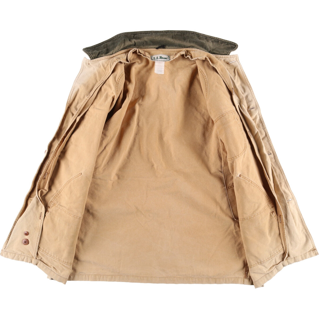 Vintage LLBean Duck Hunting Jacket from the 1980s-1990s, Men's Size XL cotton Beige type Vintage Second Hand