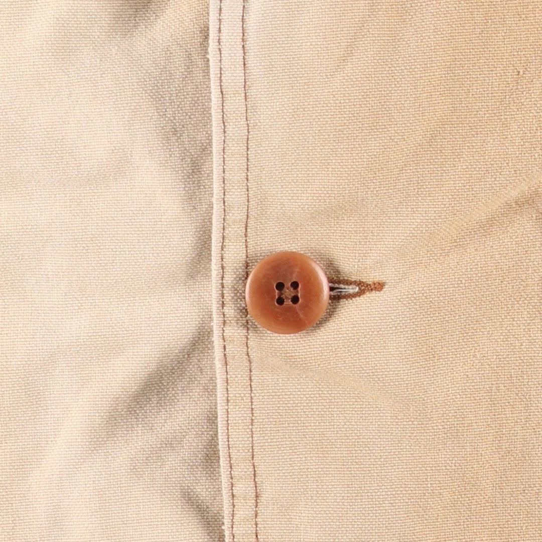 Vintage LLBean Duck Hunting Jacket from the 1980s-1990s, Men's Size XL cotton Beige type Vintage Second Hand