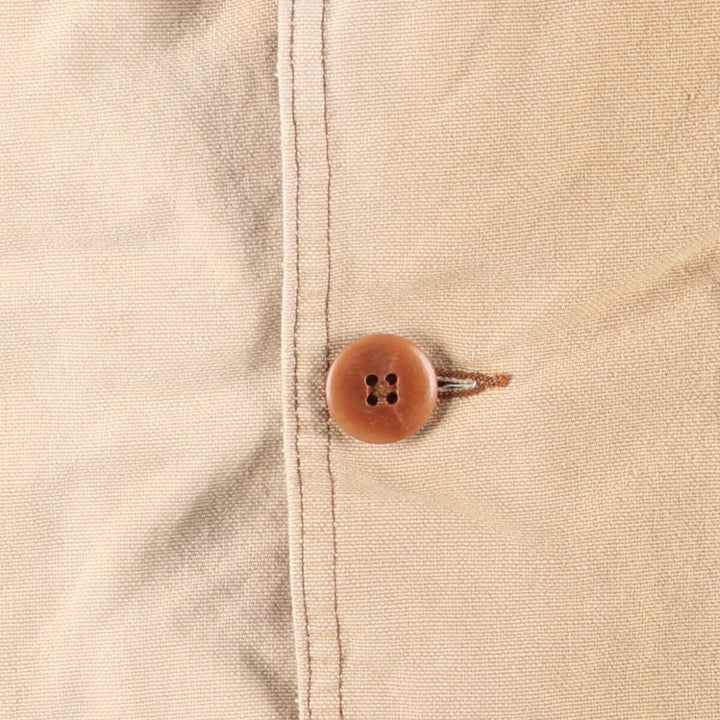 Vintage LLBean Duck Hunting Jacket from the 1980s-1990s, Men's Size XL cotton Beige type Vintage Second Hand