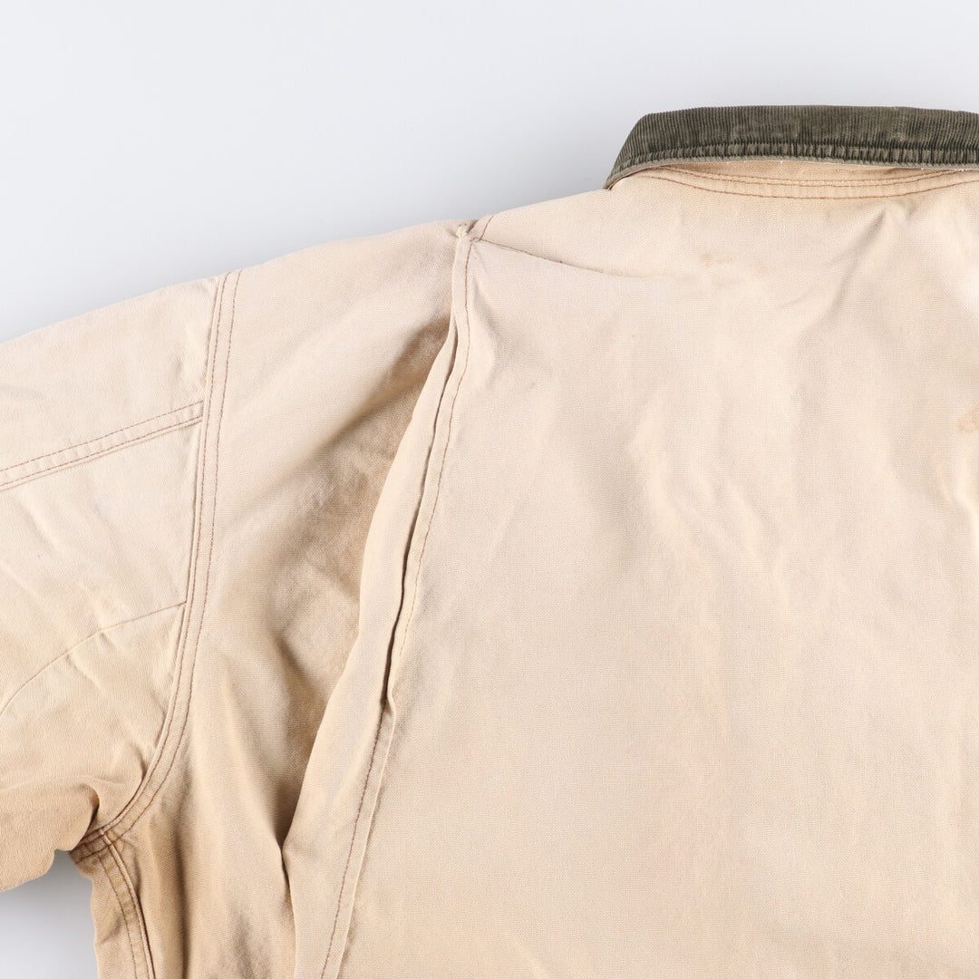 Vintage LLBean Duck Hunting Jacket from the 1980s-1990s, Men's Size XL cotton Beige type Vintage Second Hand