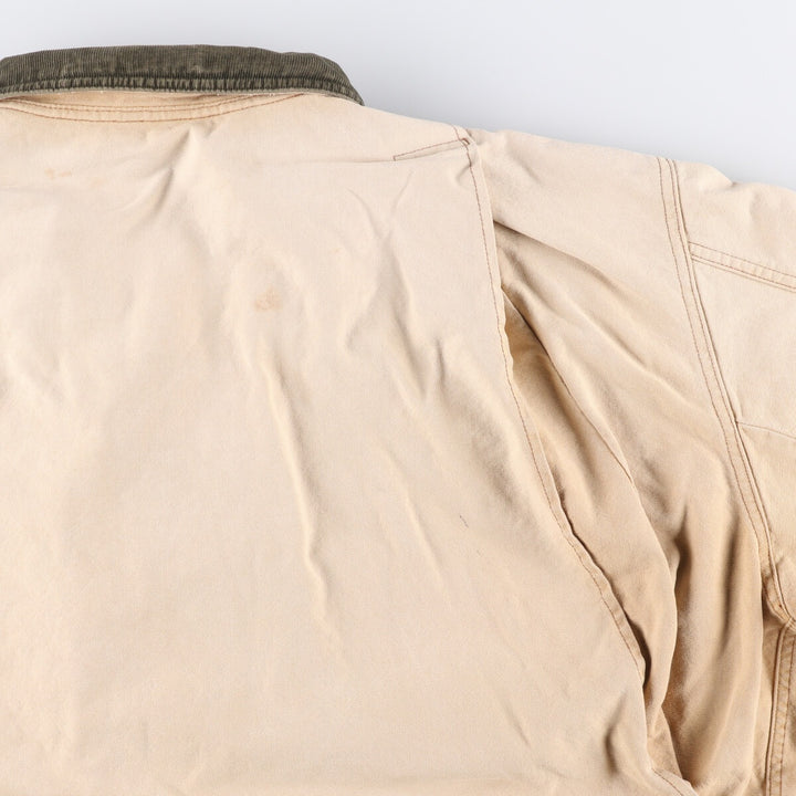 Vintage LLBean Duck Hunting Jacket from the 1980s-1990s, Men's Size XL cotton Beige type Vintage Second Hand