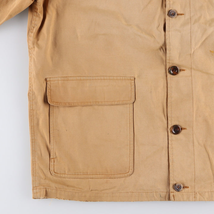 Vintage 1980'S Brooks Brothers Duck Hunting Jacket, Men's Size XL cotton Beige type Vintage Second Hand