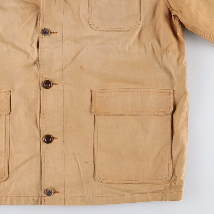 Vintage 1980'S Brooks Brothers Duck Hunting Jacket, Men's Size XL cotton Beige type Vintage Second Hand