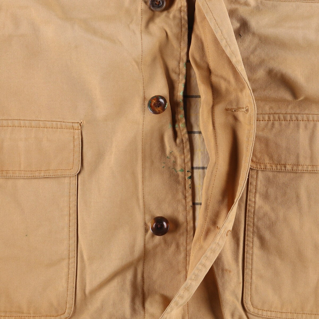 Vintage 1980'S Brooks Brothers Duck Hunting Jacket, Men's Size XL cotton Beige type Vintage Second Hand
