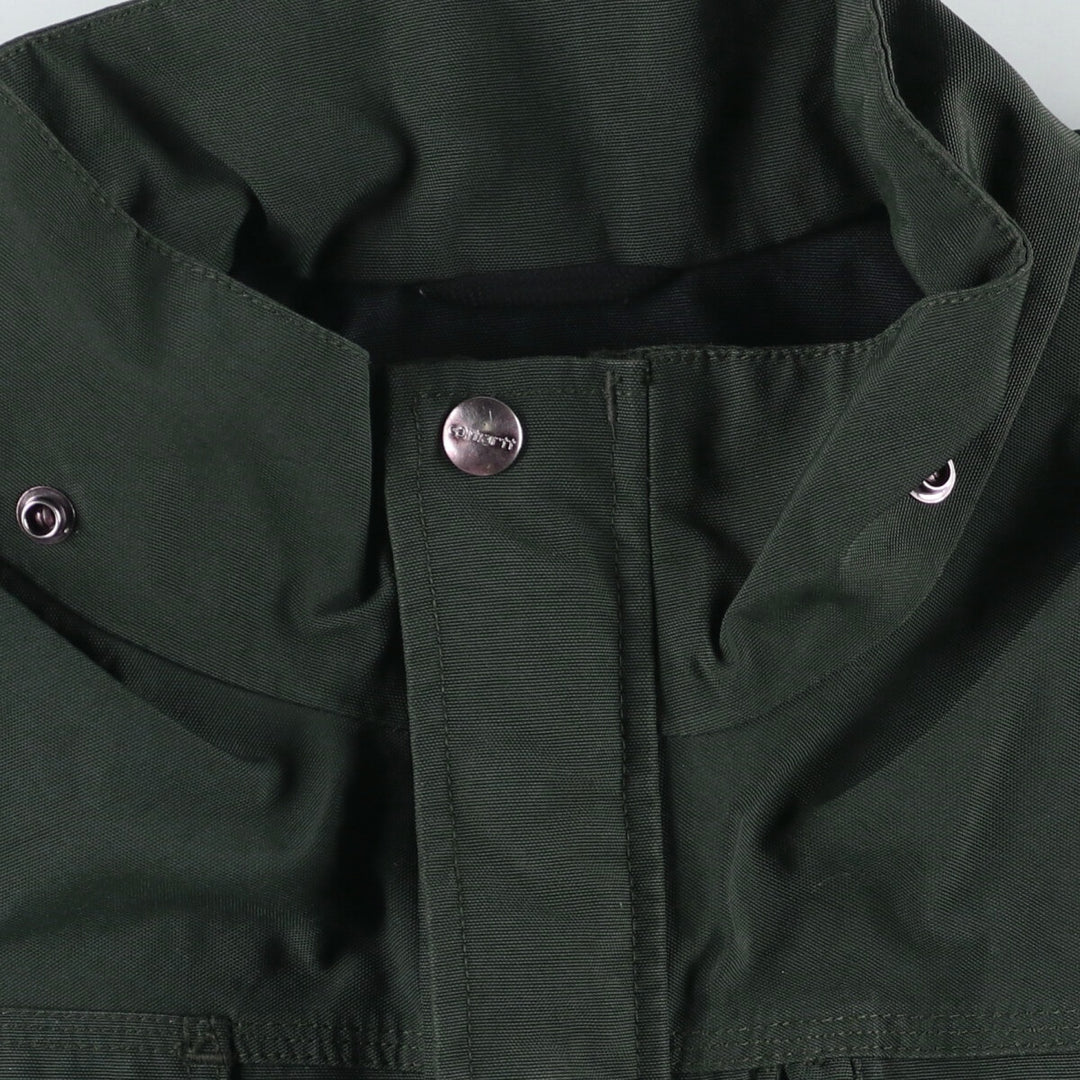 2000'S Carhartt Waterproof Breathable Nylon Jacket, Men's Size L Nylon dark green Vintage Second Hand