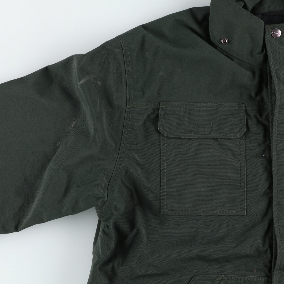 2000'S Carhartt Waterproof Breathable Nylon Jacket, Men's Size L Nylon dark green Vintage Second Hand
