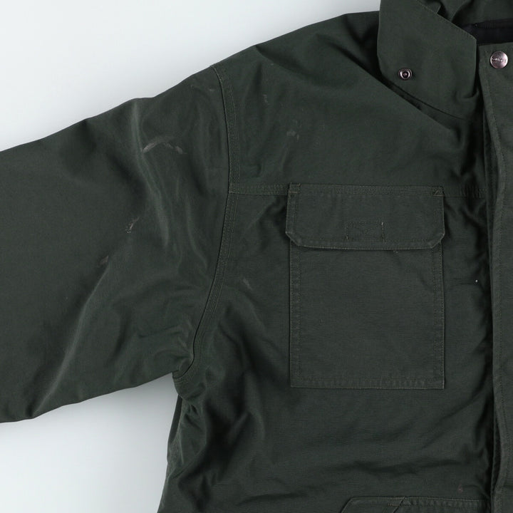 2000'S Carhartt Waterproof Breathable Nylon Jacket, Men's Size L Nylon dark green Vintage Second Hand