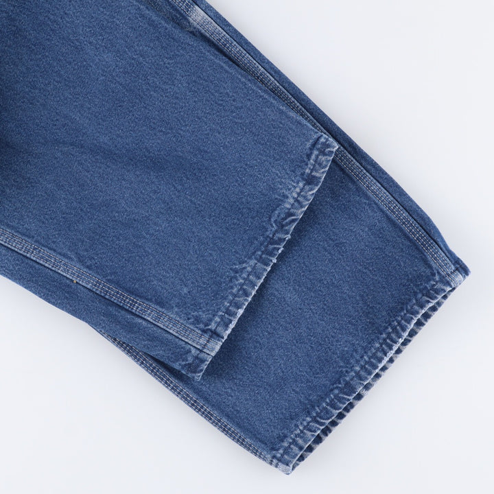 Dickies Men's Oversized Denim Overalls (Size W43) cotton blue type Vintage Second Hand