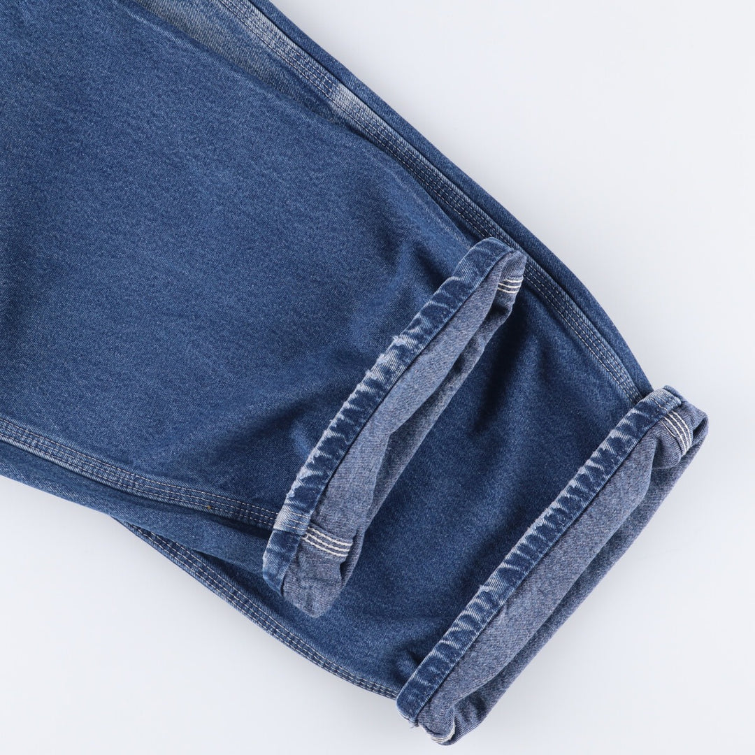 Dickies Men's Oversized Denim Overalls (Size W43) cotton blue type Vintage Second Hand