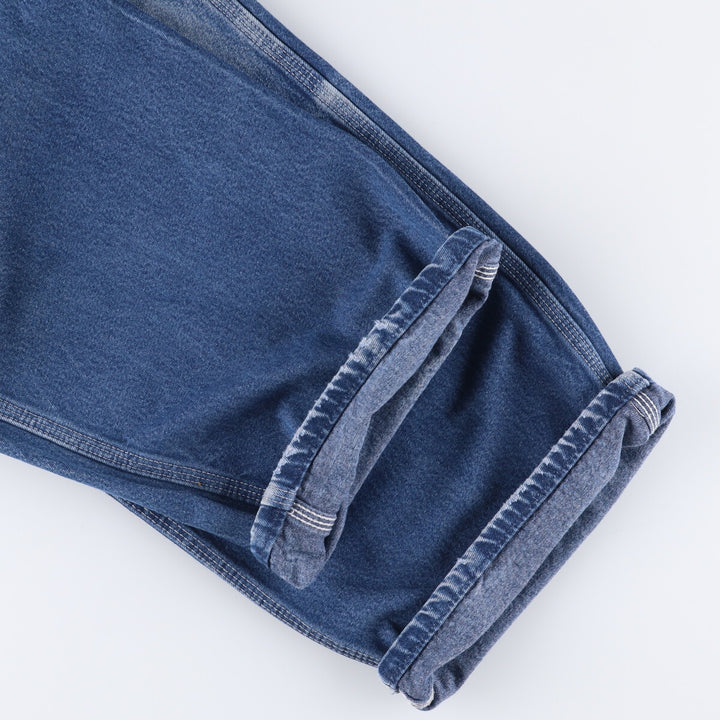 Dickies Men's Oversized Denim Overalls (Size W43) cotton blue type Vintage Second Hand