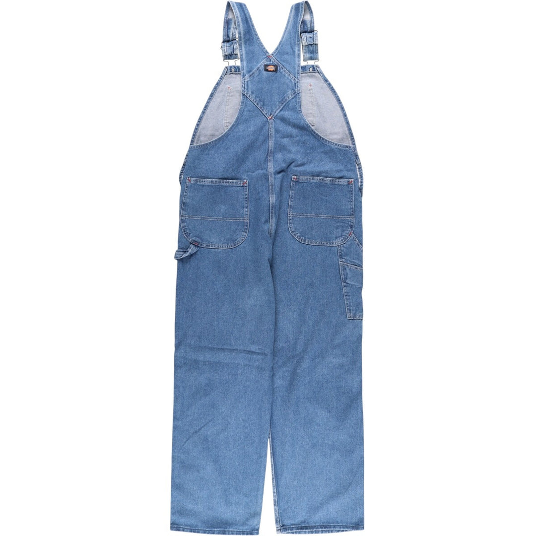 Dickies Men's Denim Overalls (W40 equivalent) cotton blue type Vintage Second Hand