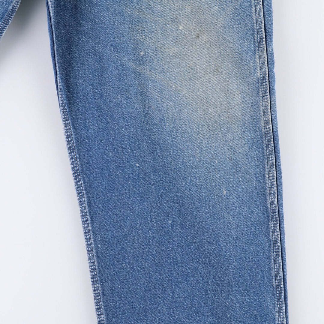 90'S Key Men's Vintage Denim Overalls, Size W37 cotton blue type Vintage Second Hand