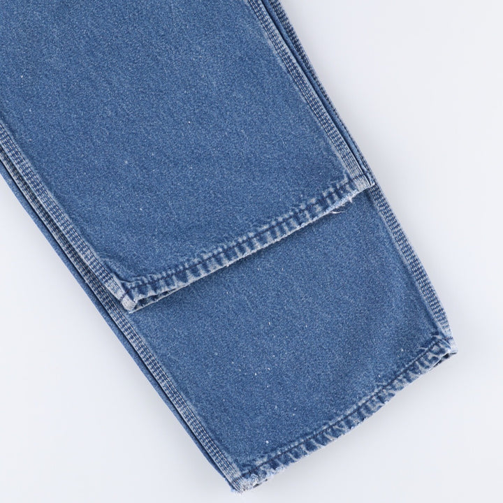 90'S Key Men's Vintage Denim Overalls, Size W37 cotton blue type Vintage Second Hand