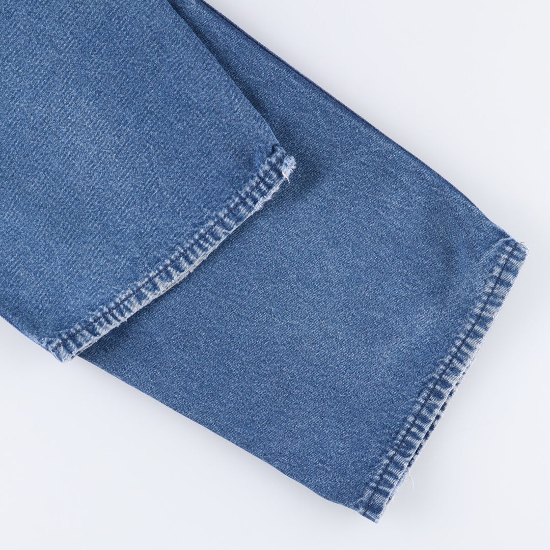 90'S Key Men's Vintage Denim Overalls, Size W37 cotton blue type Vintage Second Hand