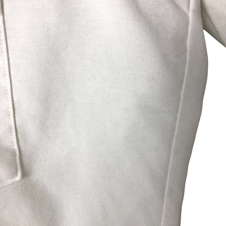 Edwards Short Sleeve Button-Down Shirt, Made in USA, Men's Size L cotton white type Vintage Second Hand