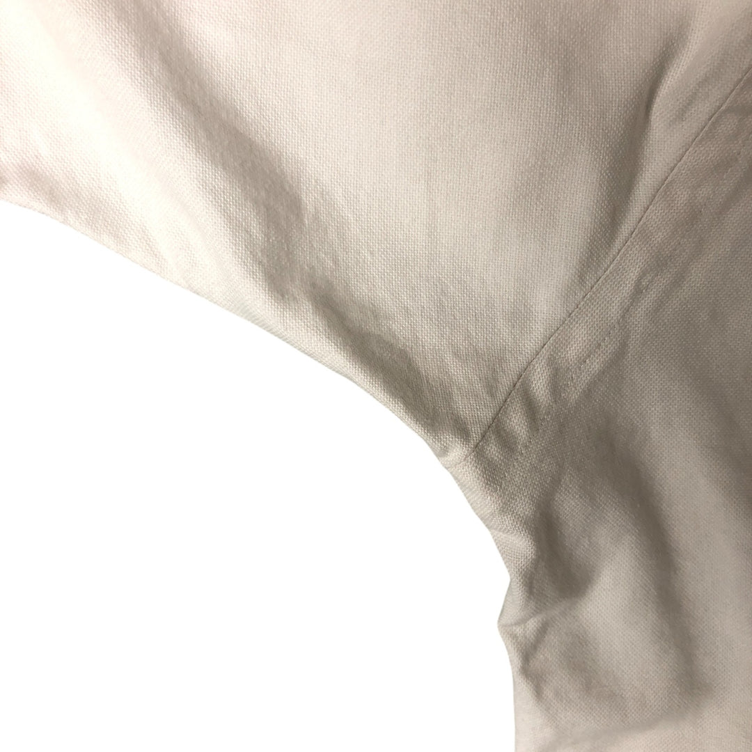 90'S LLBean Vintage Short Sleeve Button-Down Shirt, Made in USA, Men's Size L cotton white type Vintage Second Hand