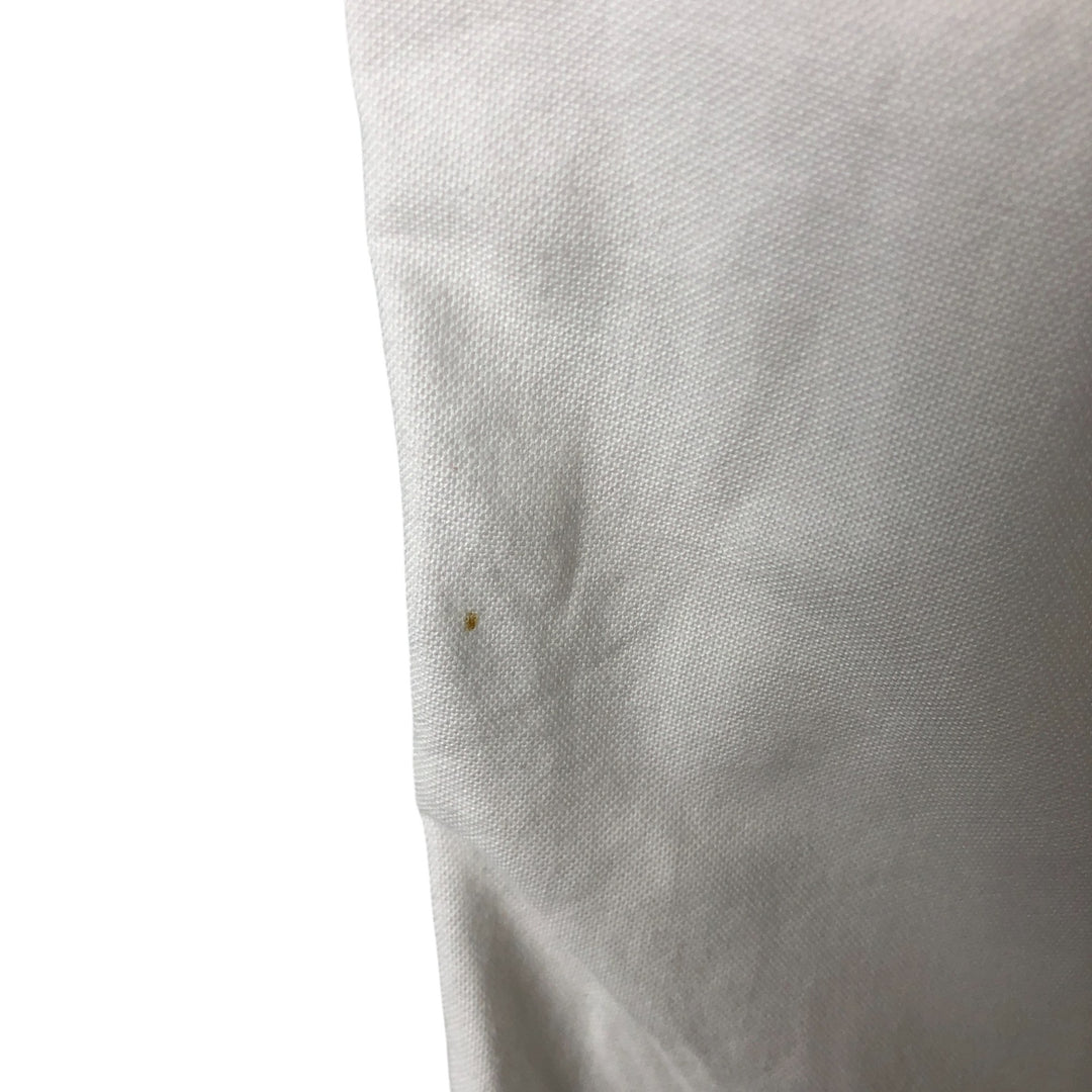 90'S LLBean Vintage Short Sleeve Button-Down Shirt, Made in USA, Men's Size L cotton white type Vintage Second Hand