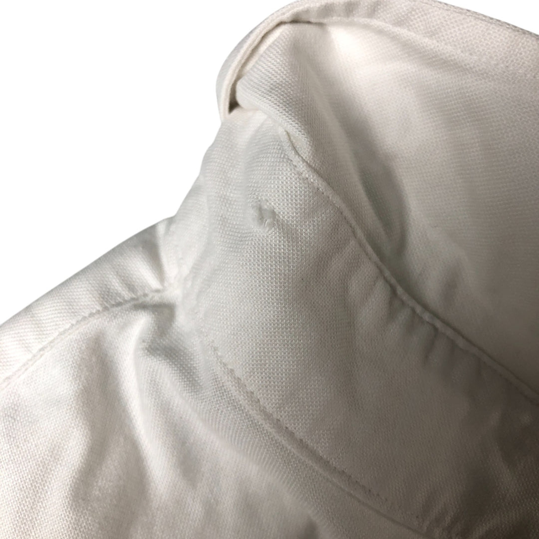 90'S LLBean Vintage Short Sleeve Button-Down Shirt, Made in USA, Men's Size L cotton white type Vintage Second Hand