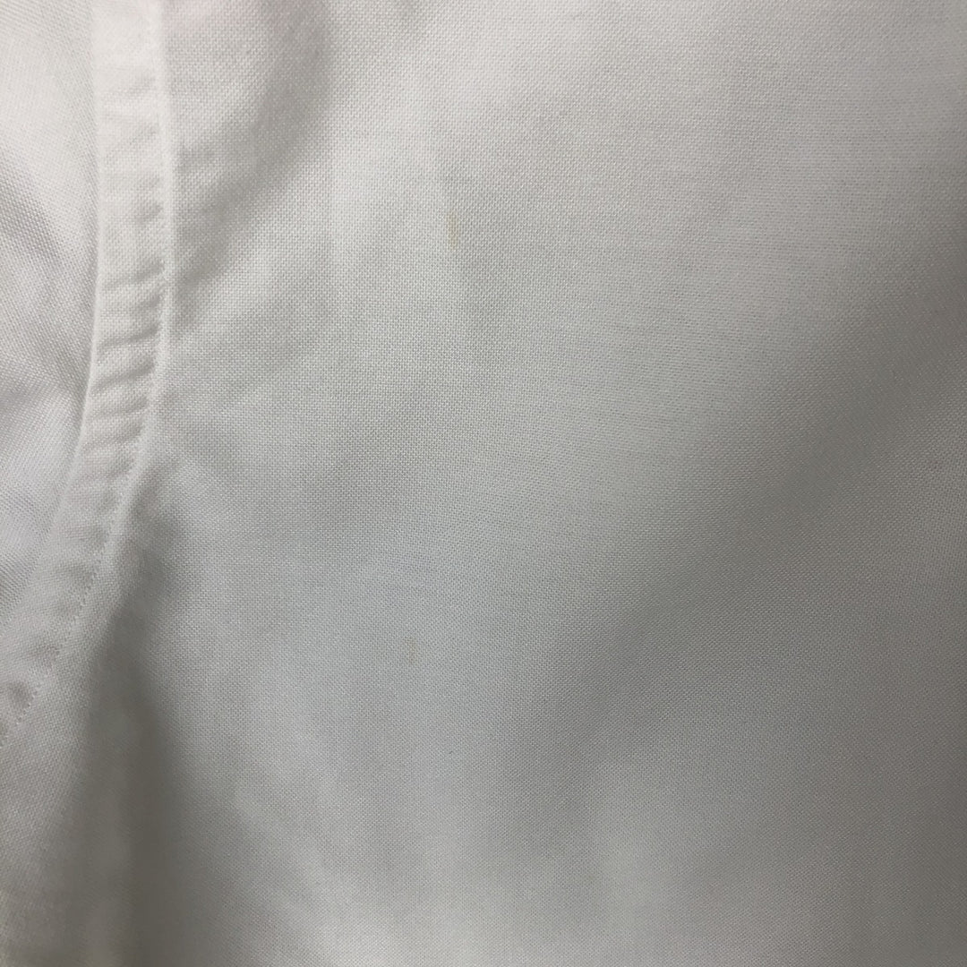 90'S LLBean Vintage Short Sleeve Button-Down Shirt, Made in USA, Men's XL cotton white type Vintage Second Hand