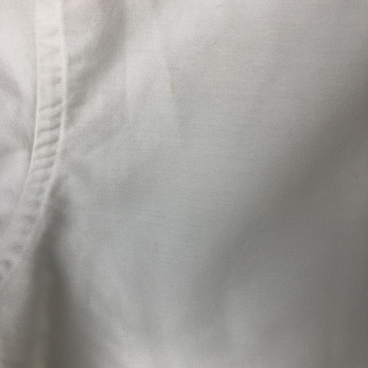 90'S LLBean Vintage Short Sleeve Button-Down Shirt, Made in USA, Men's XL cotton white type Vintage Second Hand