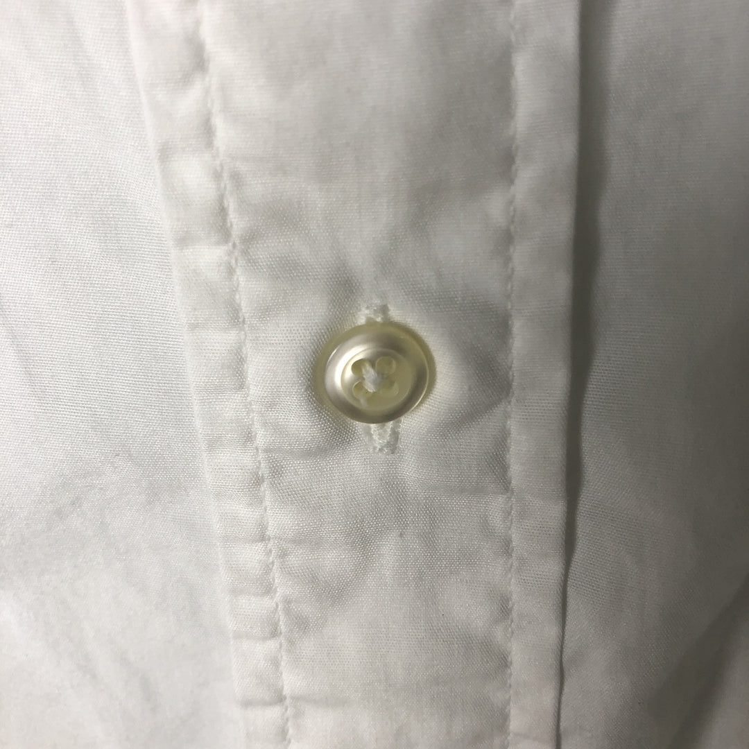 Vintage 80s-90'S Brooks Brothers MAKERS short-sleeved cotton shirt, Made in USA, Men's XL cotton white type Vintage Second Hand