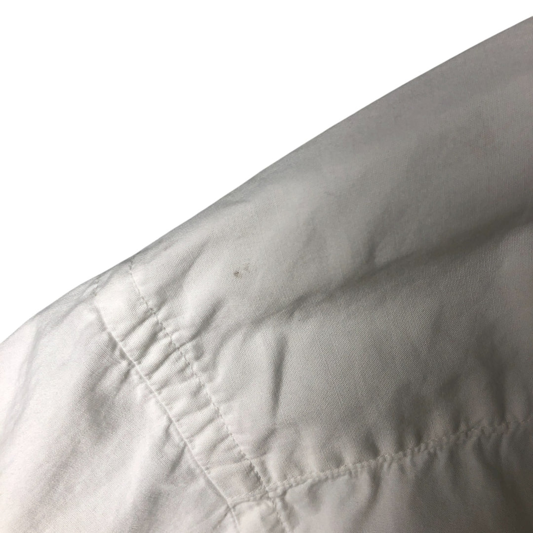 Vintage 80s-90'S Brooks Brothers MAKERS short-sleeved cotton shirt, Made in USA, Men's XL cotton white type Vintage Second Hand