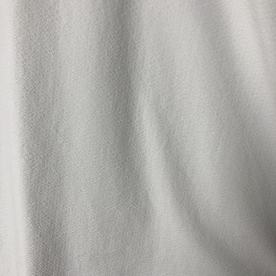 Oversized Ralph Lauren seersucker short-sleeve button-down striped shirt, men's size XXXL cotton white type Vintage Second Hand