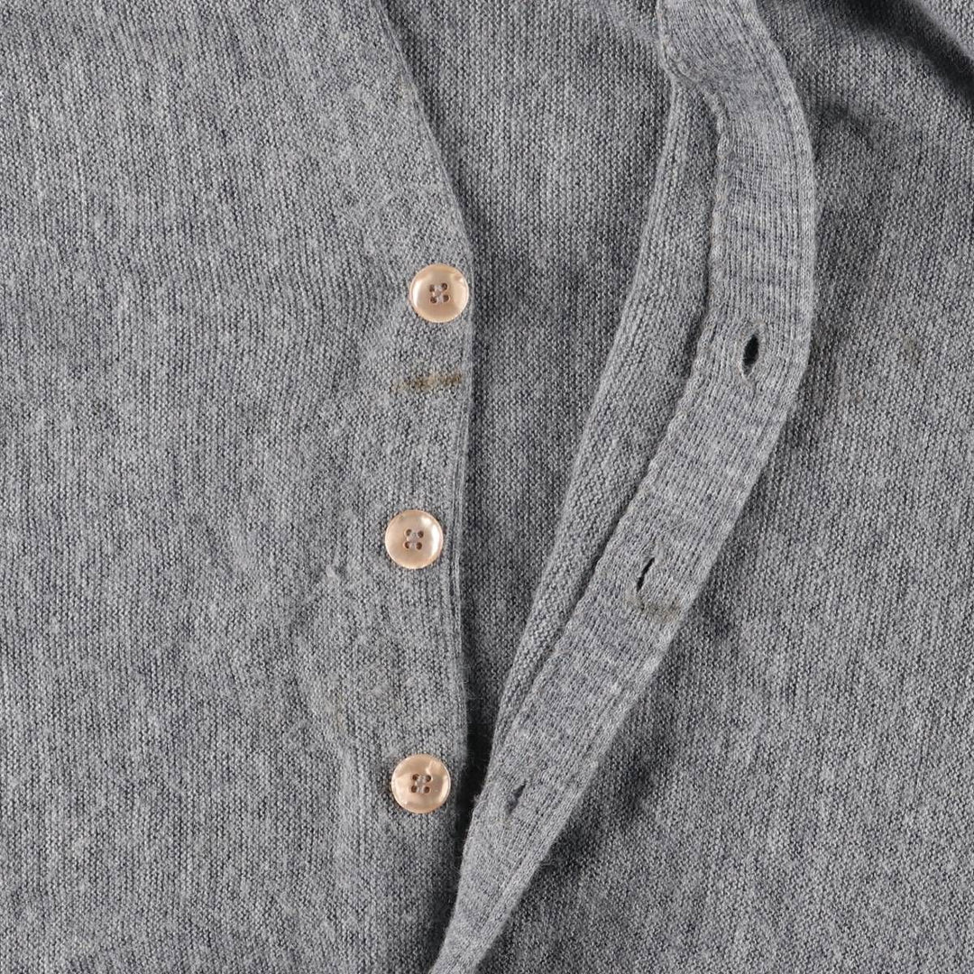 Vintage 1970'S Lord Jeff Jefflinks acrylic knit cardigan, made in the USA, size L, men's. Oron Acrylic gray type Vintage Second Hand
