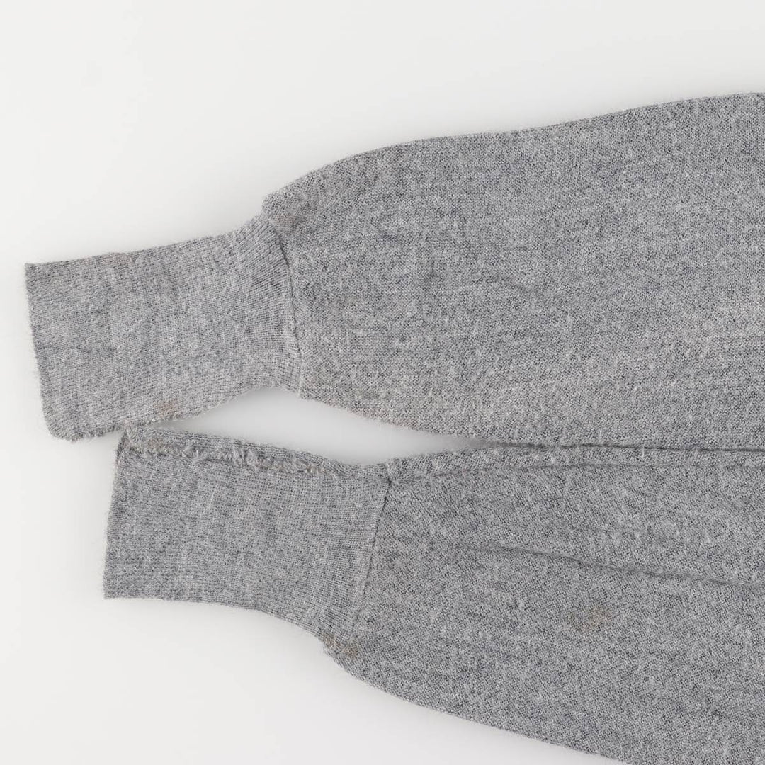 Vintage 1970'S Lord Jeff Jefflinks acrylic knit cardigan, made in the USA, size L, men's. Oron Acrylic gray type Vintage Second Hand