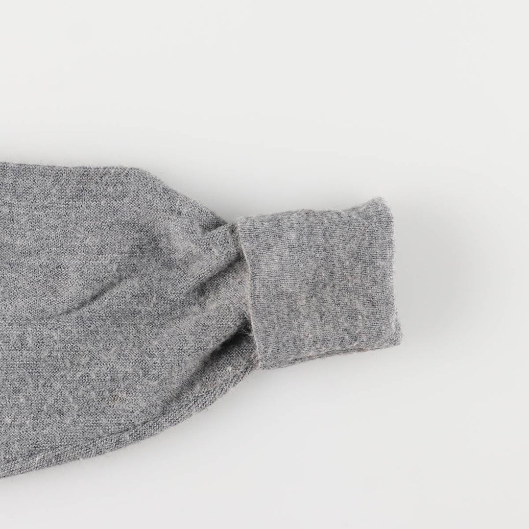 Vintage 1970'S Lord Jeff Jefflinks acrylic knit cardigan, made in the USA, size L, men's. Oron Acrylic gray type Vintage Second Hand