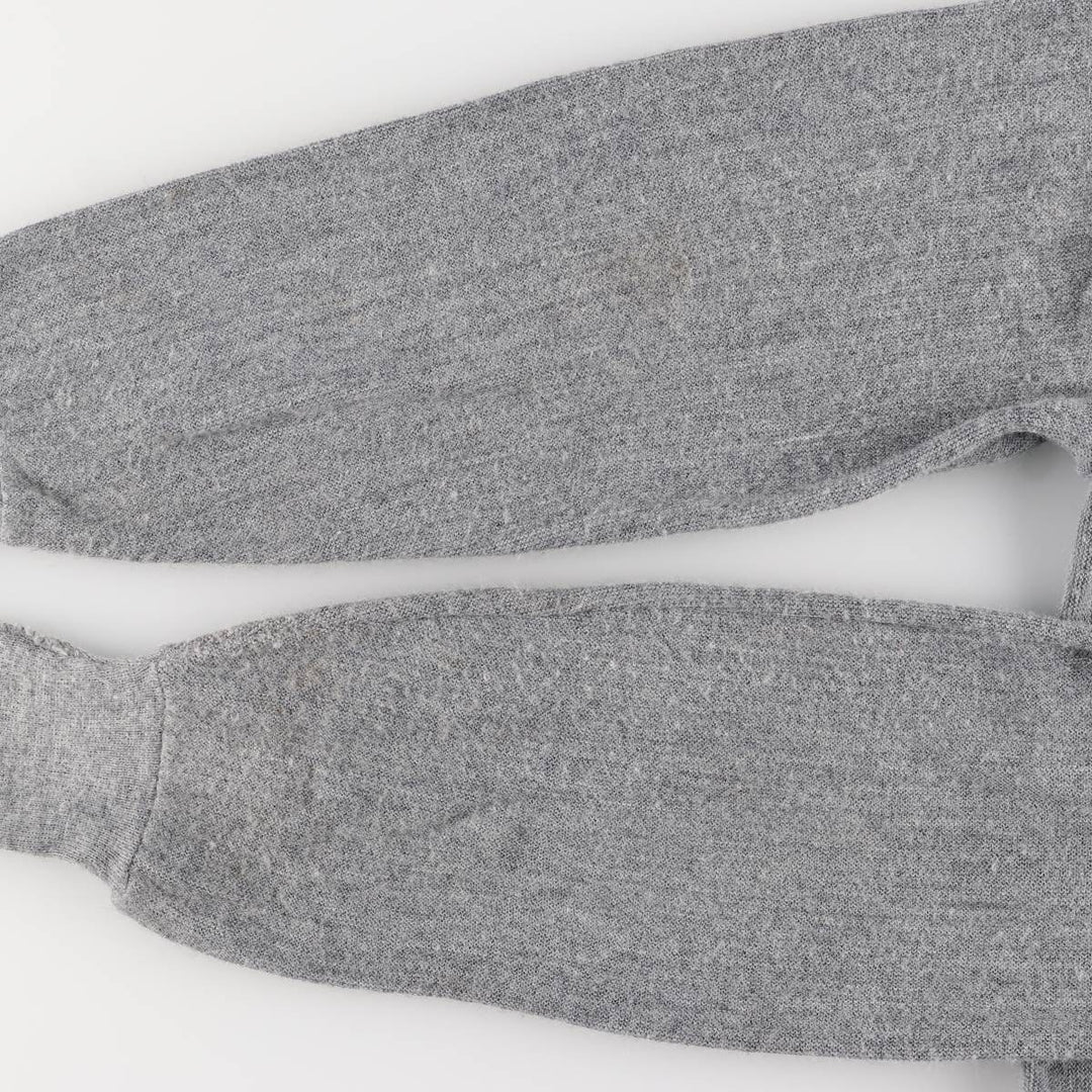 Vintage 1970'S Lord Jeff Jefflinks acrylic knit cardigan, made in the USA, size L, men's. Oron Acrylic gray type Vintage Second Hand