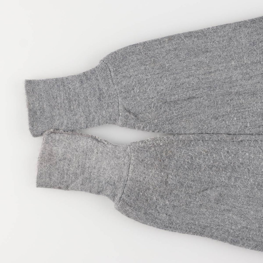 Vintage 1970'S Lord Jeff Jefflinks acrylic knit cardigan, made in the USA, size L, men's. Oron Acrylic gray type Vintage Second Hand