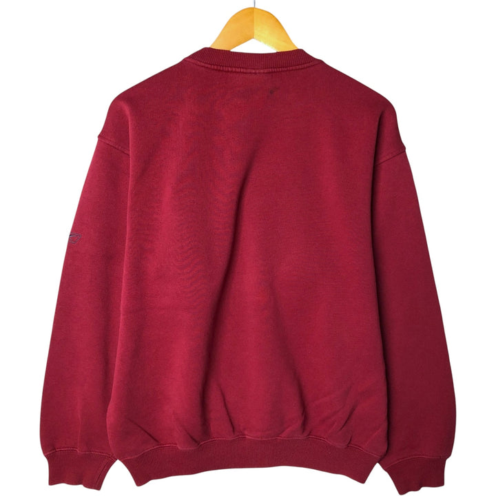 90'S Reebok Logo Sweatshirt, Men's XL Size Vintage unclear red type Vintage Second Hand