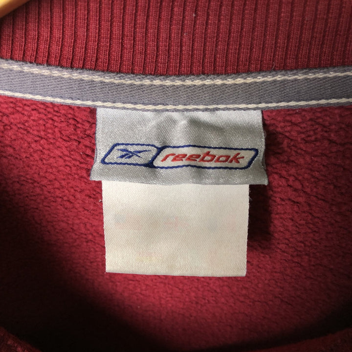 90'S Reebok Logo Sweatshirt, Men's XL Size Vintage unclear red type Vintage Second Hand