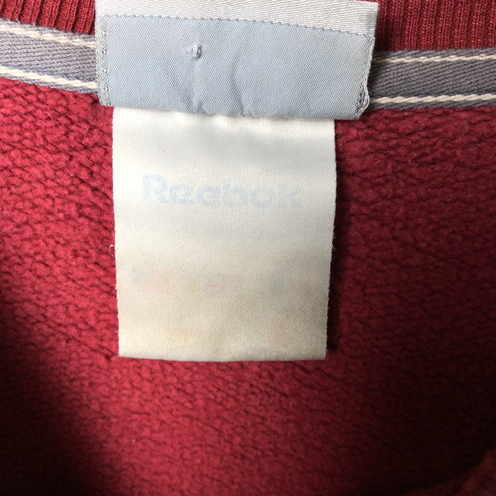 90'S Reebok Logo Sweatshirt, Men's XL Size Vintage unclear red type Vintage Second Hand