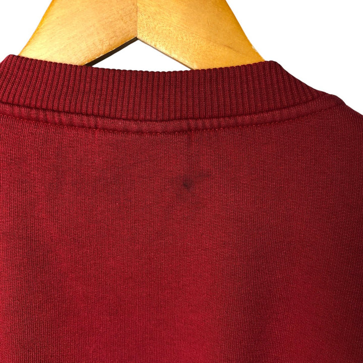 90'S Reebok Logo Sweatshirt, Men's XL Size Vintage unclear red type Vintage Second Hand