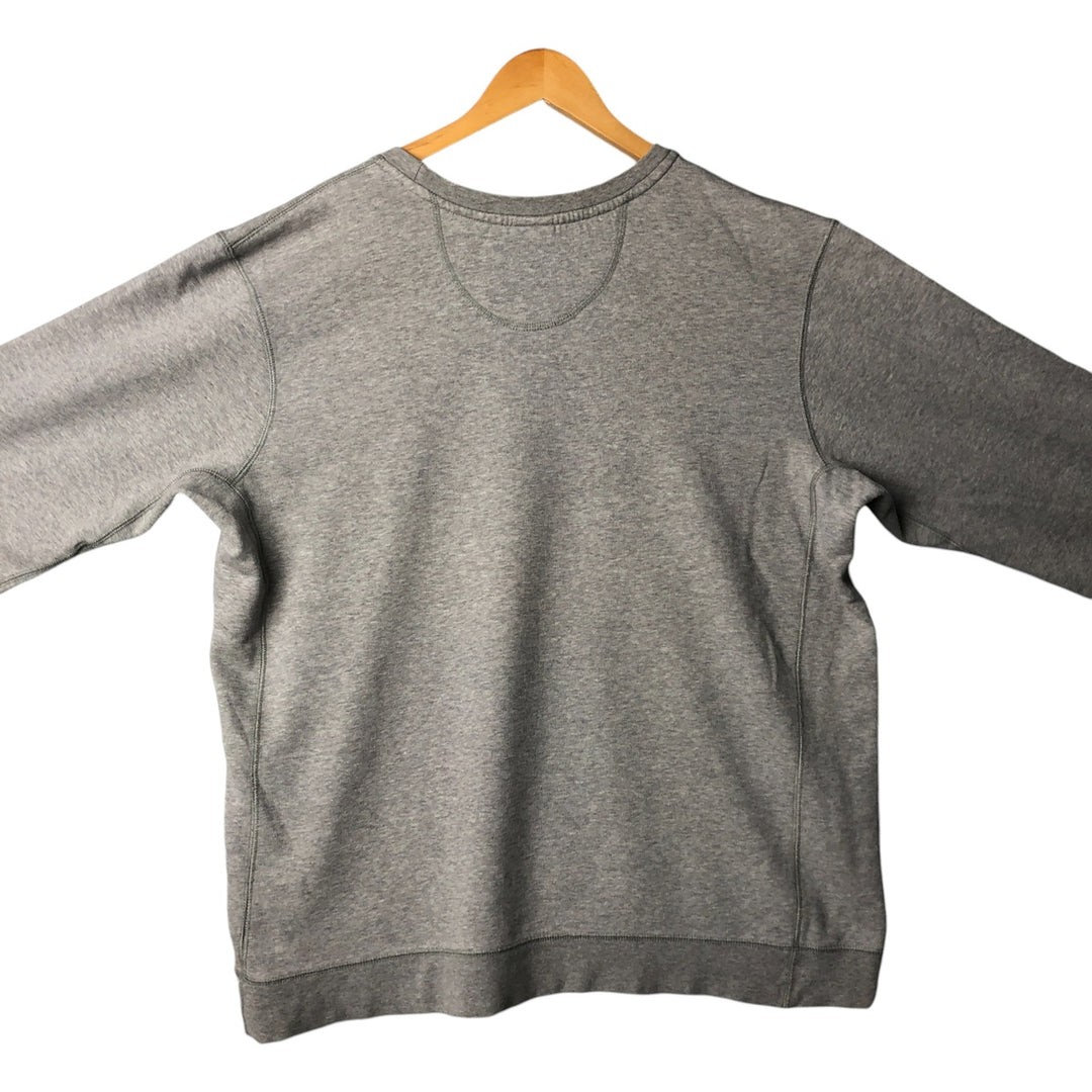 00'S Nike One Point Logo Sweatshirt Trainer Men's XL unclear gray type Vintage Second Hand