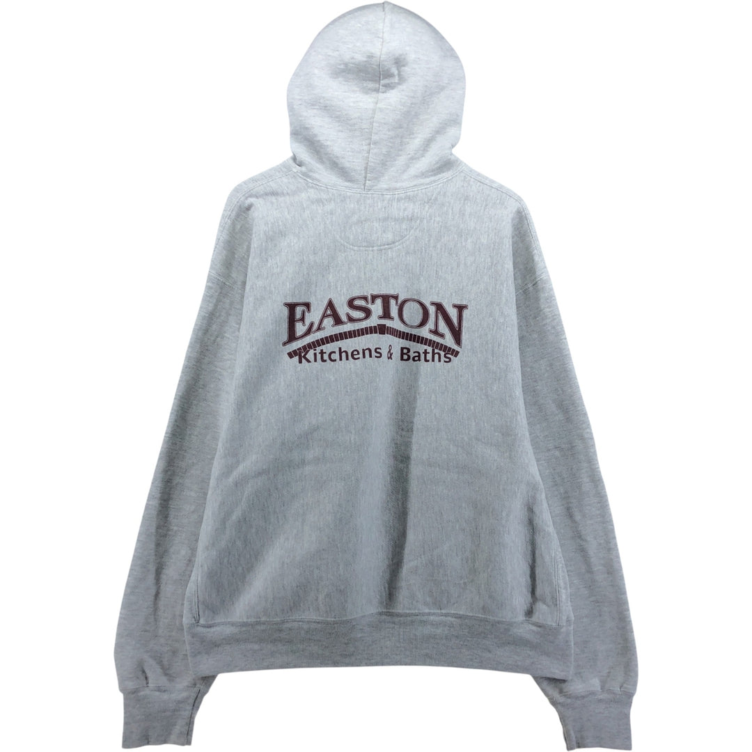 00'S Champion PREMIUM REVERSE WEAVE Premium Reverse Weave Sweat Pullover Hoodie Men's XL unclear gray type Vintage Second Hand