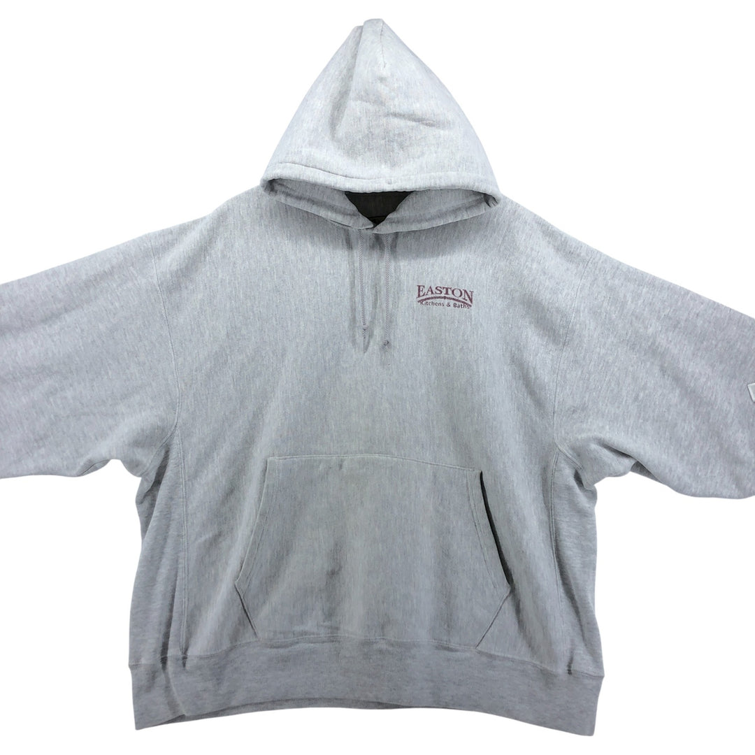00'S Champion PREMIUM REVERSE WEAVE Premium Reverse Weave Sweat Pullover Hoodie Men's XL unclear gray type Vintage Second Hand