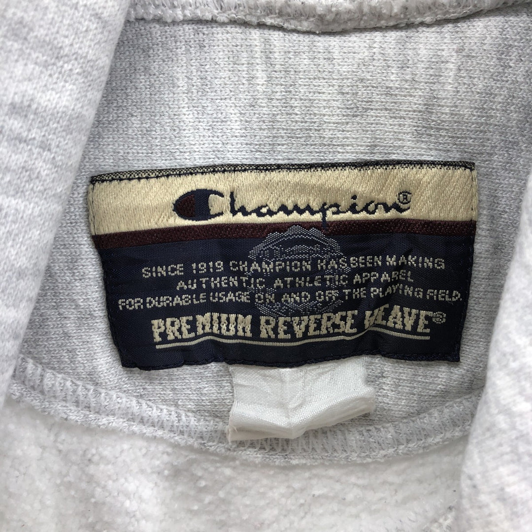 00'S Champion PREMIUM REVERSE WEAVE Premium Reverse Weave Sweat Pullover Hoodie Men's XL unclear gray type Vintage Second Hand
