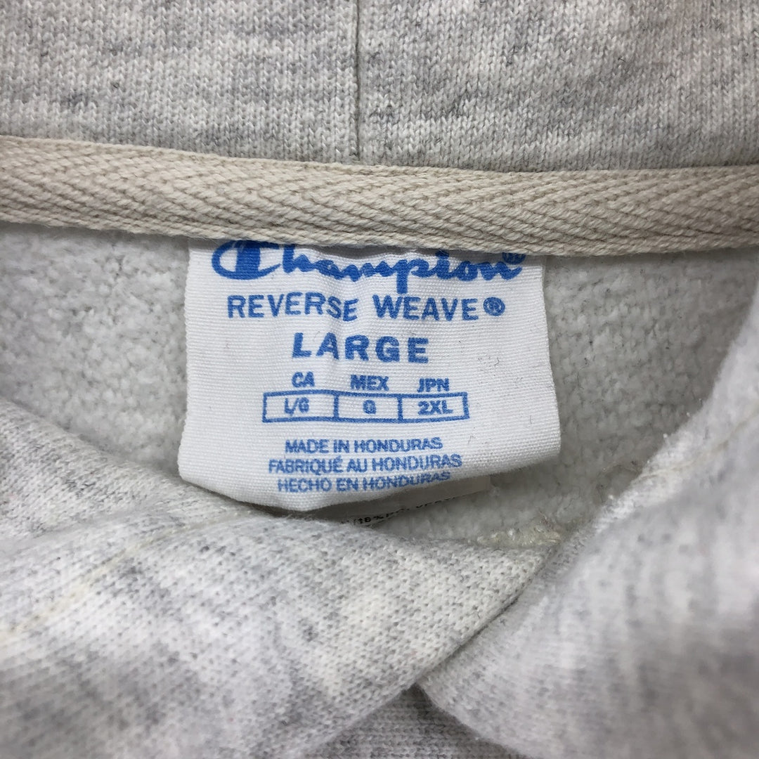 00'S Champion REVERSE WEAVE Reverse Weave Sweat Pullover Hoodie Men's L size cotton gray type Vintage Second Hand