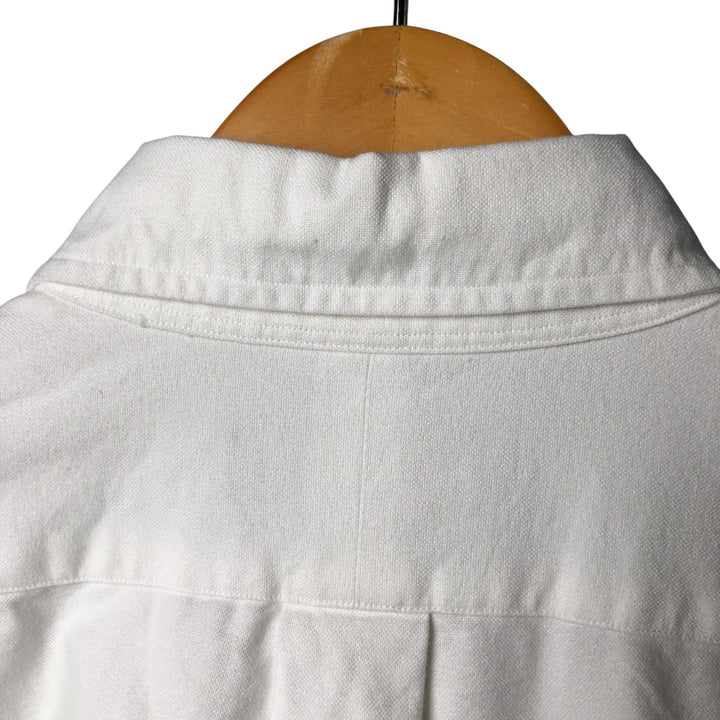 Ralph Lauren Classic Fit Long Sleeve Button Down Shirt, Men's Size L cotton white type Vintage Second Hand