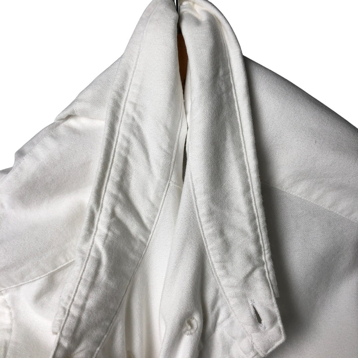 Ralph Lauren Classic Fit Long Sleeve Button Down Shirt, Men's Size L cotton white type Vintage Second Hand